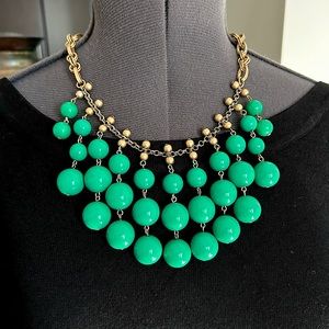 Stella & Dot vintage inspired bead bib necklace